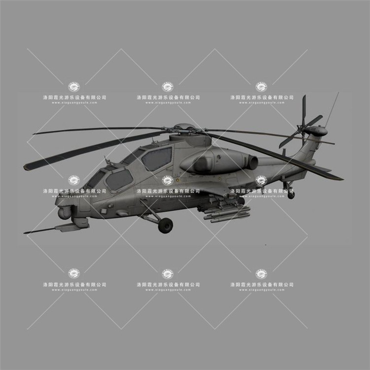施秉武装直升机3D模型